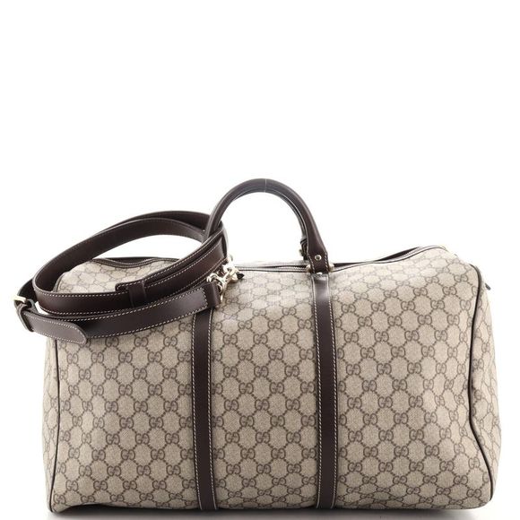 Gucci Bags Gucci Carry On Convertible Duffle Bag Gg Coated Canvas